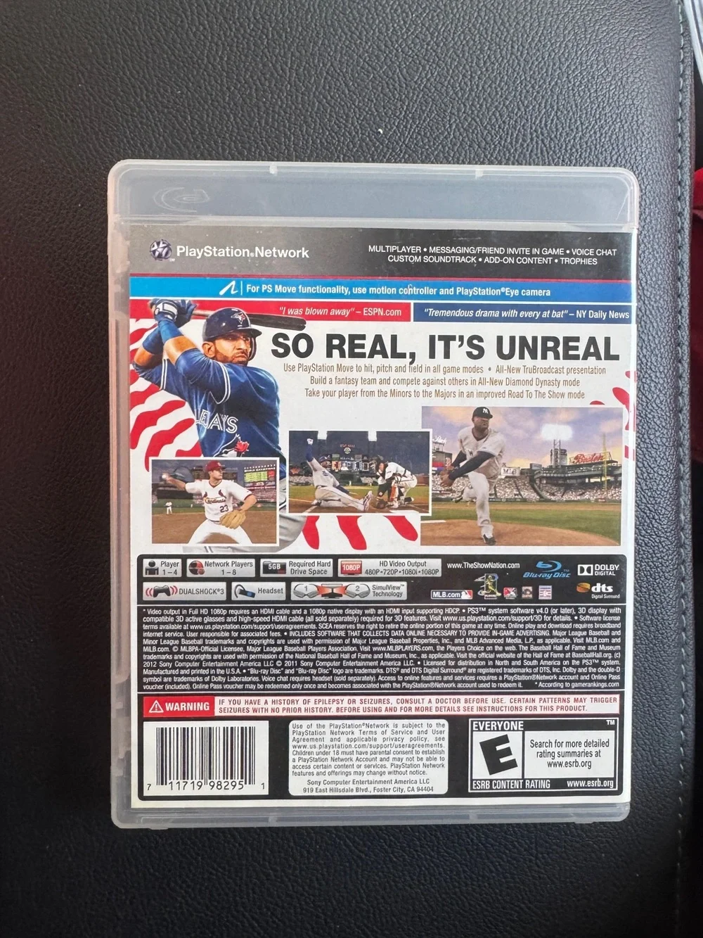 Sony PlayStation 3 MLB 12 The Show